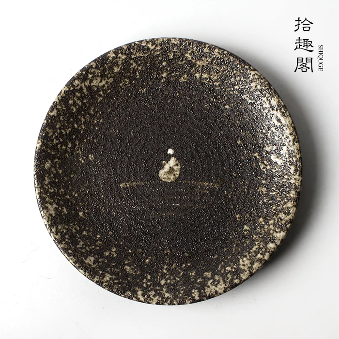 

★of Shiqu Pavilion inherits Zen idea ceramic pot pad dry bubble plate Japanese style tea sea tea table retro tea tray