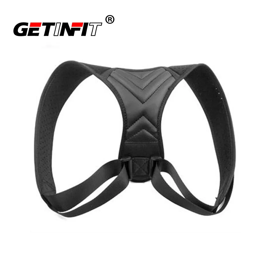 

1 шт. черный спины Корректор осанки Пояс Для женщин мужчин предотвратить напуском облегчение боли осанки ремни многослойное украшение на ше...
