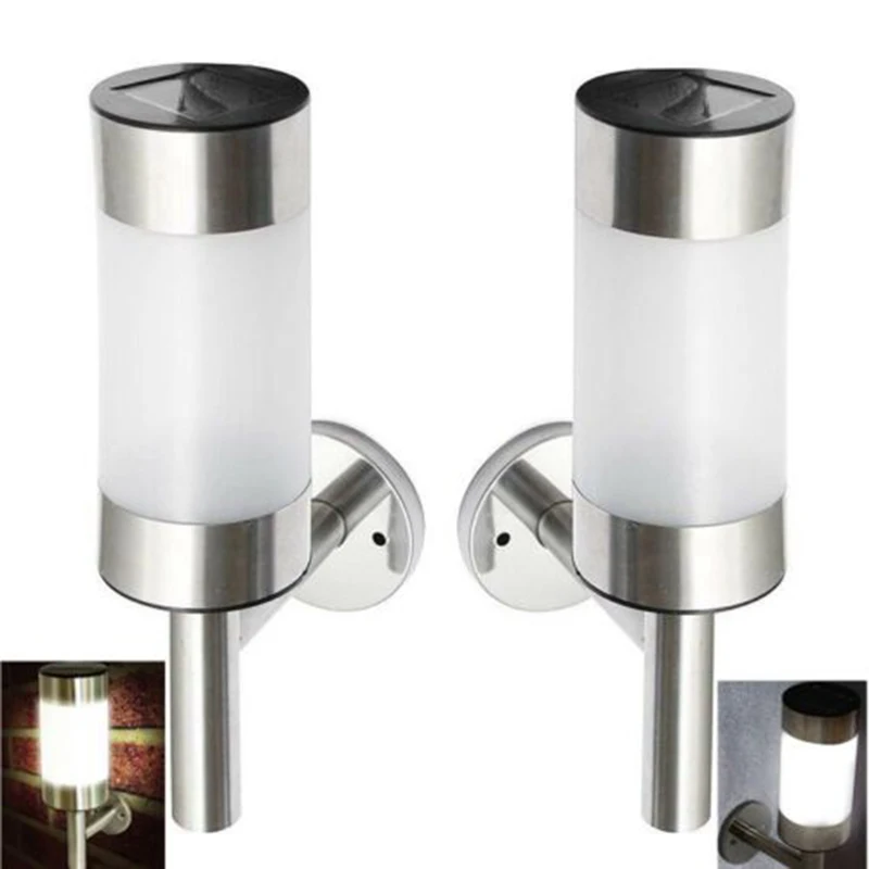 

2pcs Solar Light Sunlight Power Wall Lamp Lighting Solar Lamp For Outdoor Garden Yard Solar Lights Solar Led Solar Garden Light
