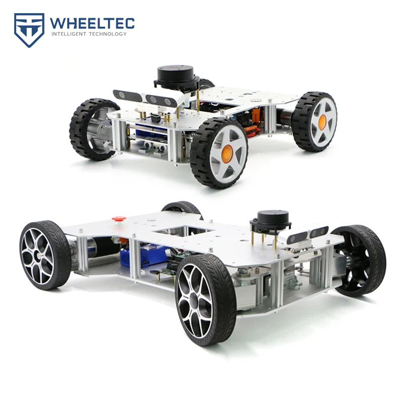 Kaufen Ackerman ROS Trolley Roboter Intelligente Chassis Visuelle SLAM Radar Raspberry Pi IPC Master