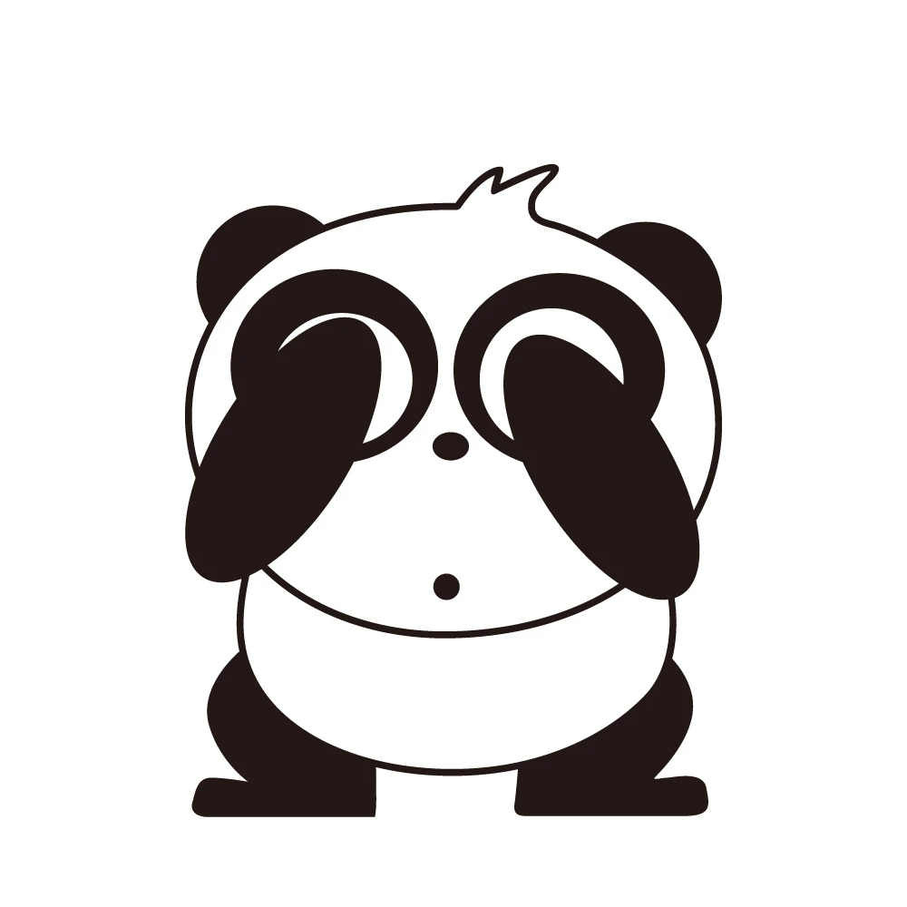 

12*14 см забавная панда индивидуальный чехол для топливного бака аксессуары для автомобиля мотоцикла прицепа виниловая наклейка