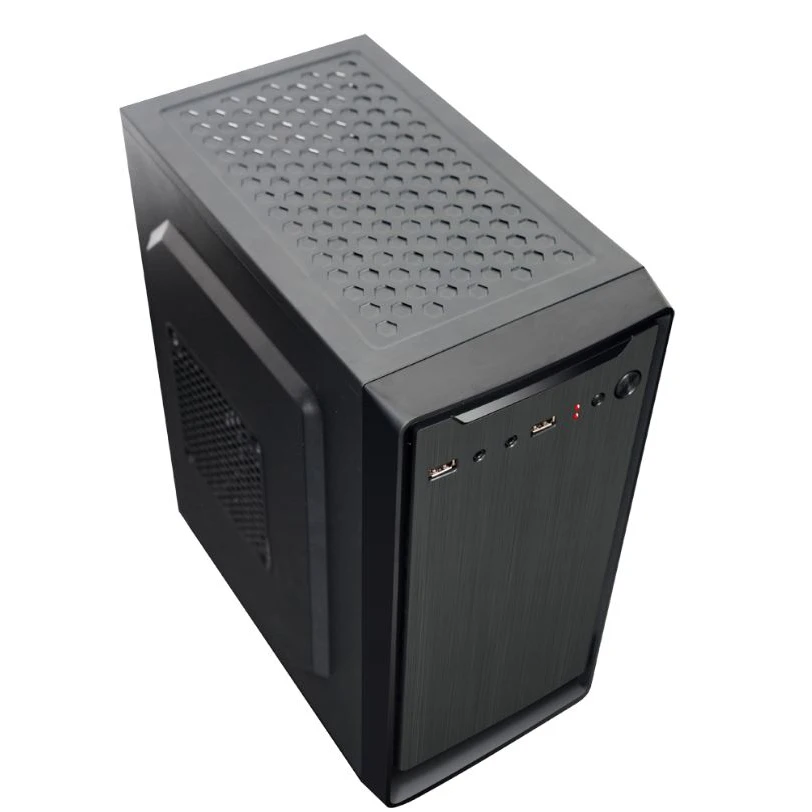 Корпус для компьютера NJoy Daytech CSMN-M0000CA-CQ01A mATX iATX без БП 2 x USB 2.0 Audio CPU 140 мм no fan окна black |