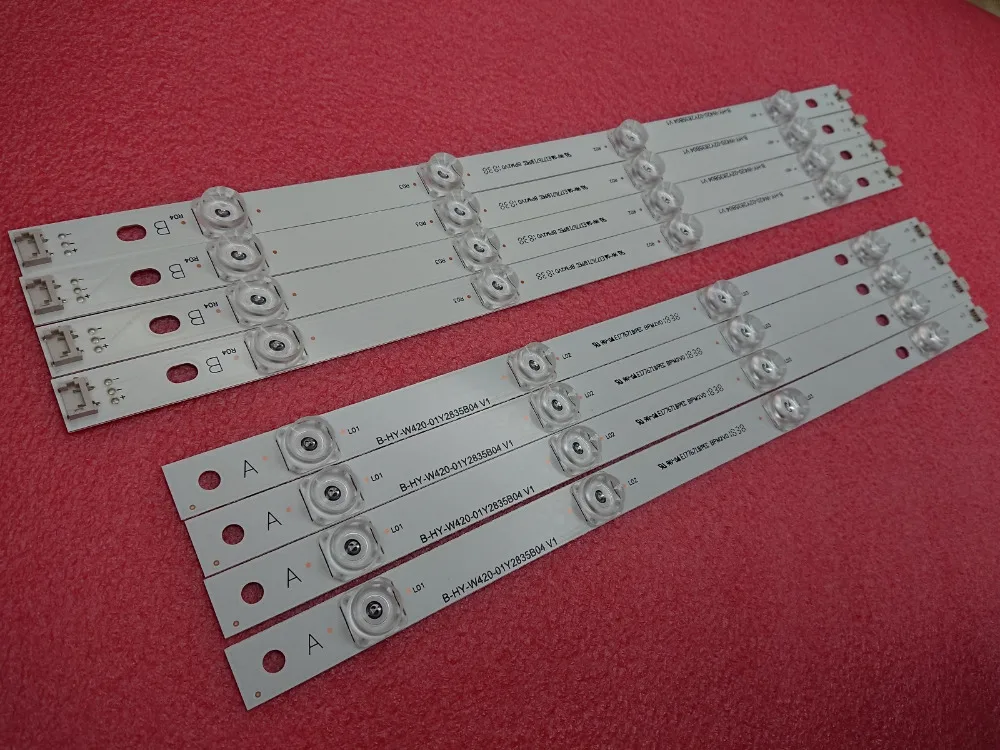 Новые 8 шт./компл. светодиодный Замена полоса для LG LC420DUE 42LF650 42LB561V 42LB5610 INNOTEK DRT 3 0 42