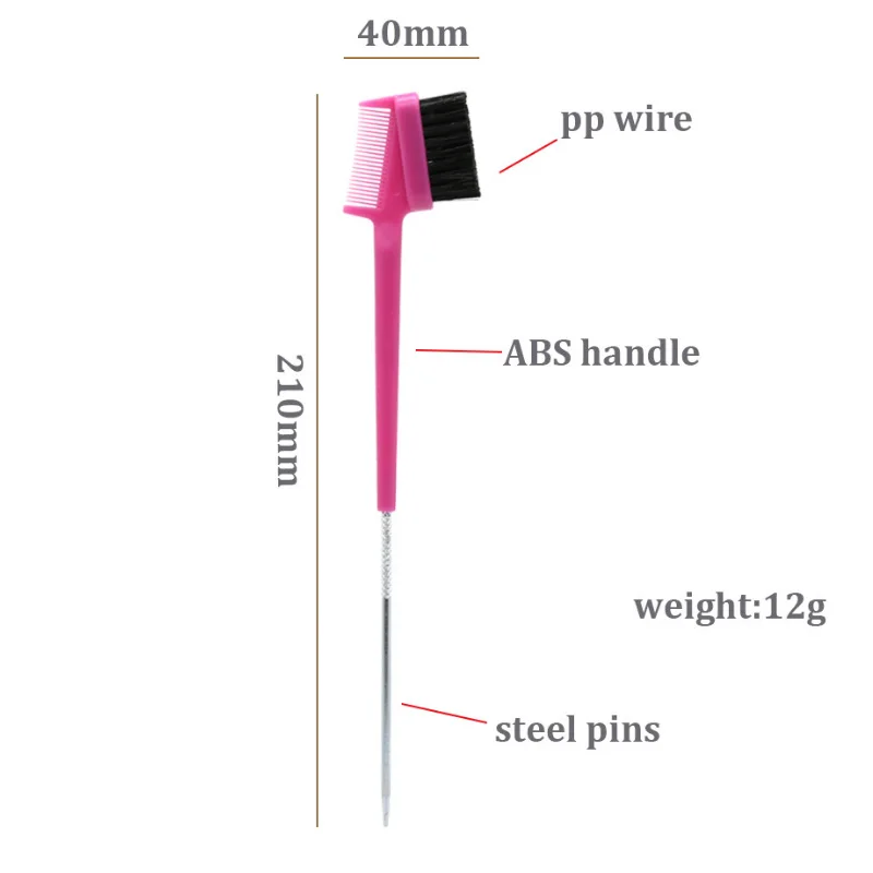 3 щетки для управления краями Волшебная Коллекция двухсторонняя Расческа краев