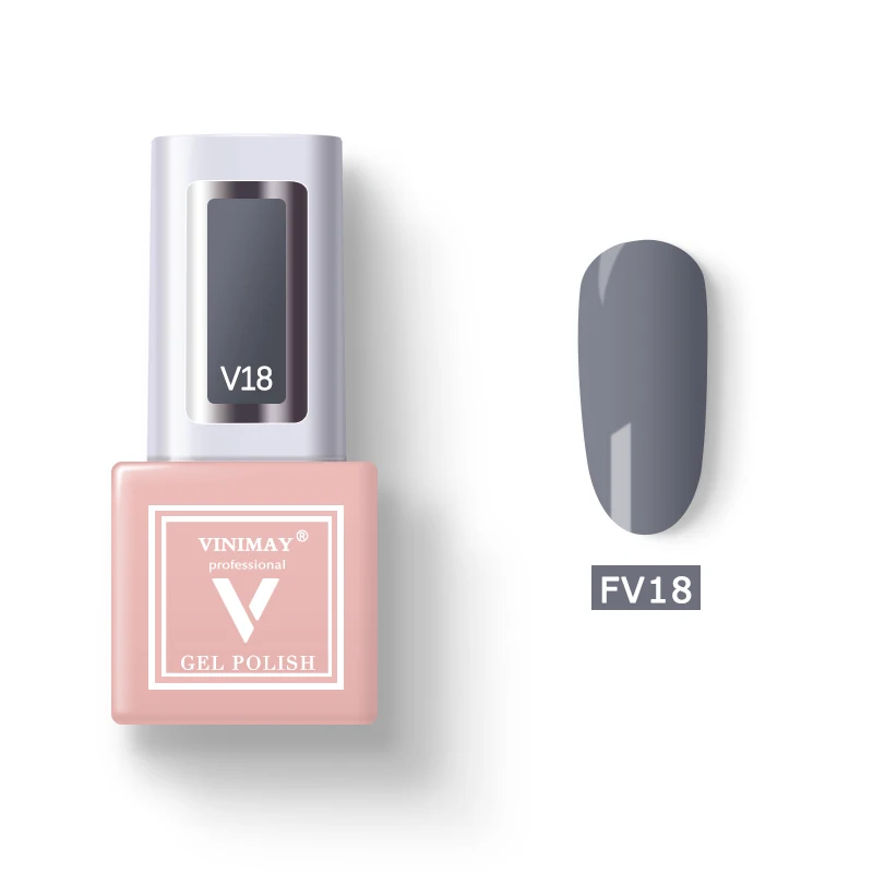 FV18 VINIMAY 60 Цветной Гель-лак для ногтей vernis полуперманентный УФ-гель лак-праймер впитывающий Гель-лак для ногтей Полировочный Гель для маникюра - Цвет: FV18