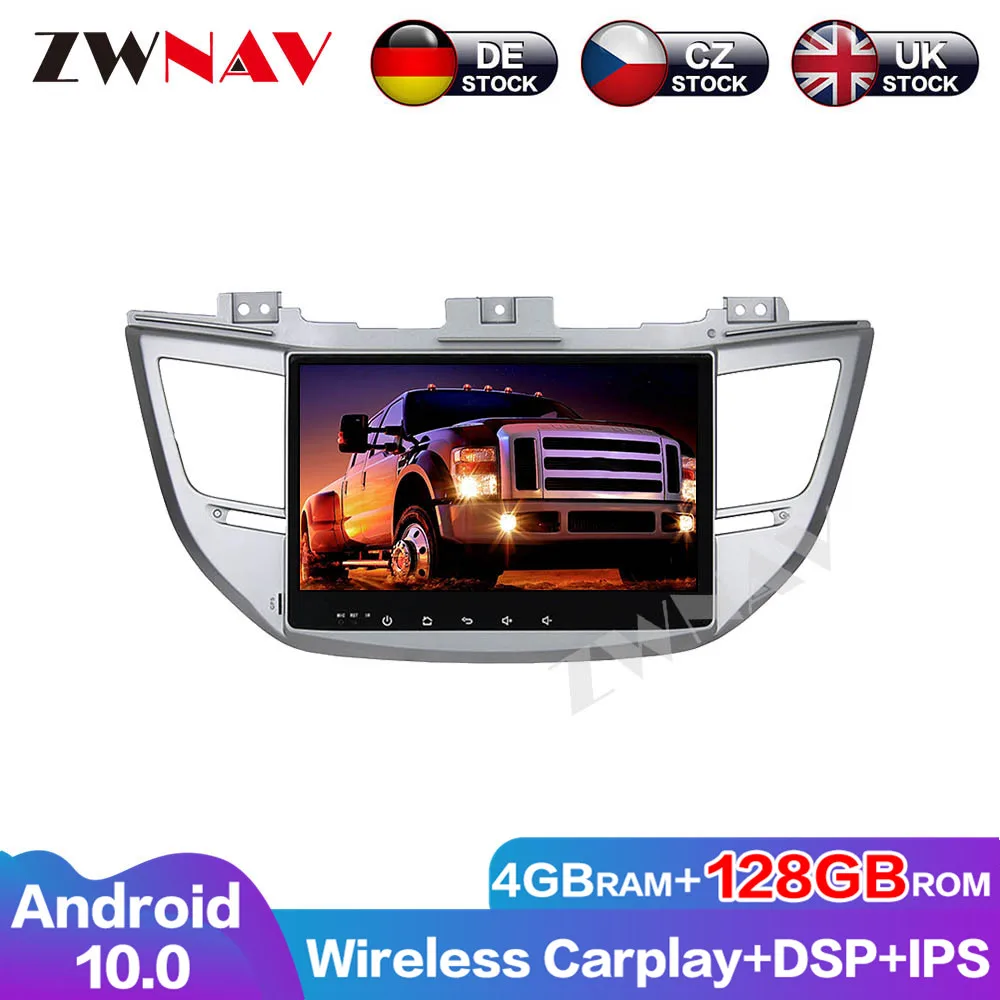 

Автомагнитола Carplay, Android 10, 128G, DVD-плеер, мультимедийный сенсорный экран, GPS-навигация, головное устройство для Hyundai IX35 2015