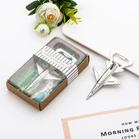 funny wedding gifts for guests bottle openers tools groomsmen gifts creative silver fighting aircraft shaped beer bottle opener