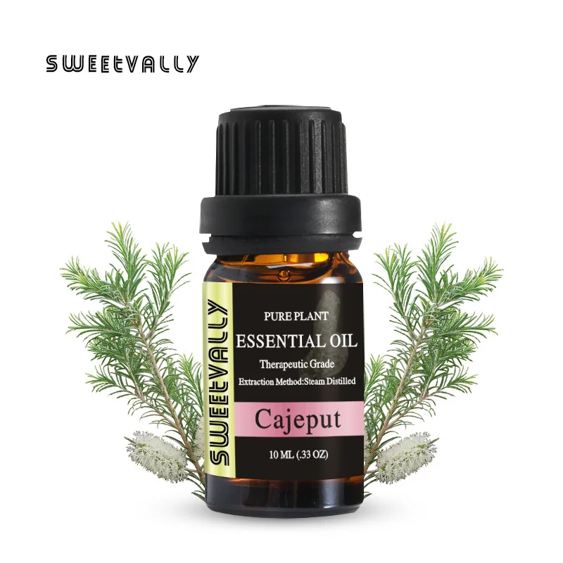 

Sweetvally Essential Oils Cajeput aromatherapy essential oils Air Purify Relieve nasal congestion headache 100% natural