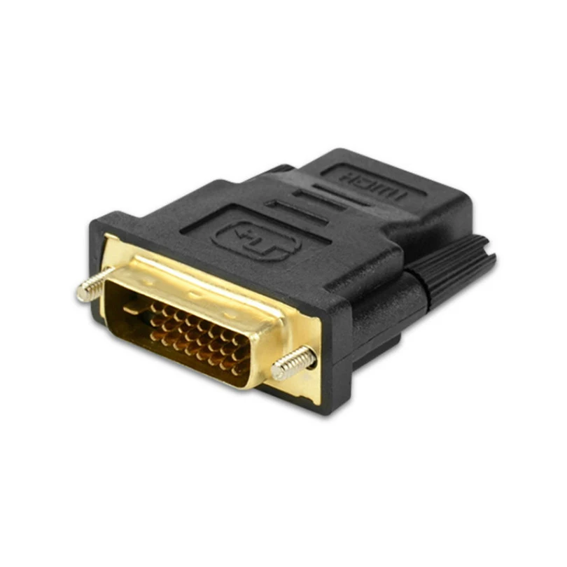 Новый переходник DVI 24 + 1 Male to HDMI Female позолоченный в конвертер 1080P для ПК PS3 проектор