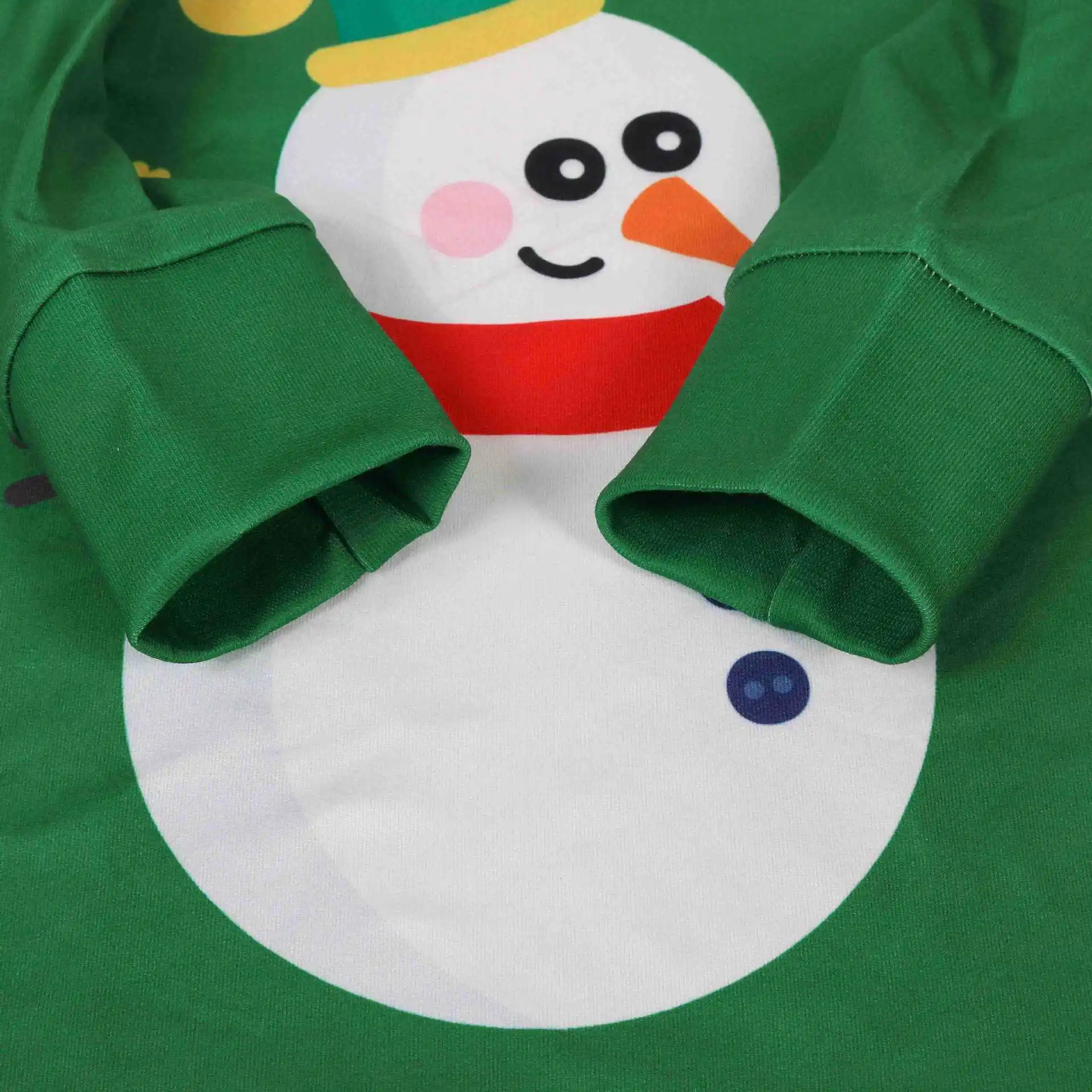 

Girls Christmas Pajamas Children Long Sleeve Snowman Suit Cartoon Girls Clothing Baby Pyjamas Set Sleepwear Kids Xmas Homewear