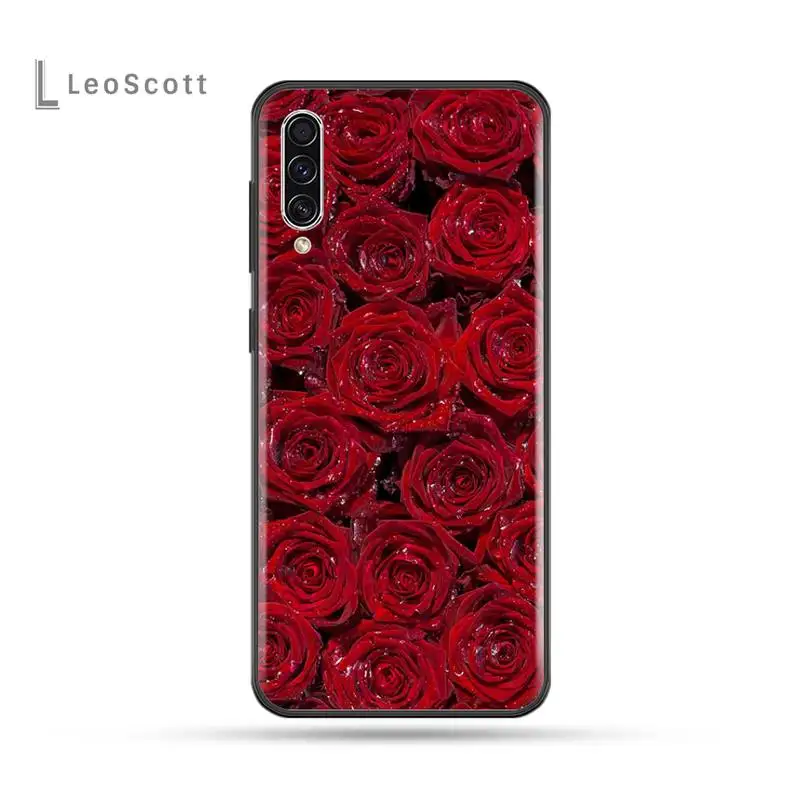 

Beautiful red rose flower Phone Case For Samsung Galaxy M10 20 30 A 40 50 70 71 6S A2 A6 A9 2018 J7 CORE PLUS STAR S10 5G C8