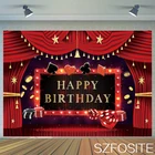 Фон для фотосъемки с Казино Лас-вегасом, покер на удачу, красный фон для дня рождения, украшение для вечевечерние НКИ мальчика, виниловый баннер для детской фотосъемки