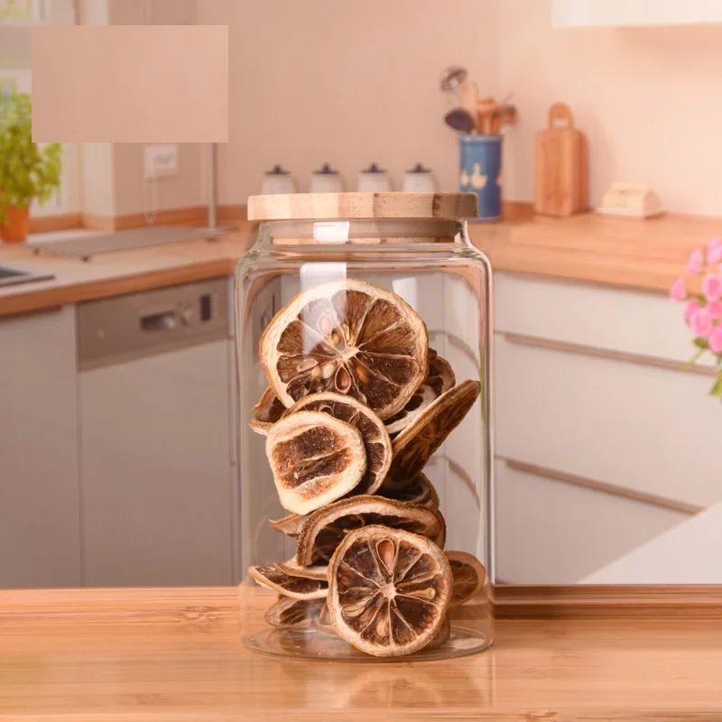 Прозрачные стеклянные банки 750 мл/1000 мл герметичные бутылки для хранения зерен