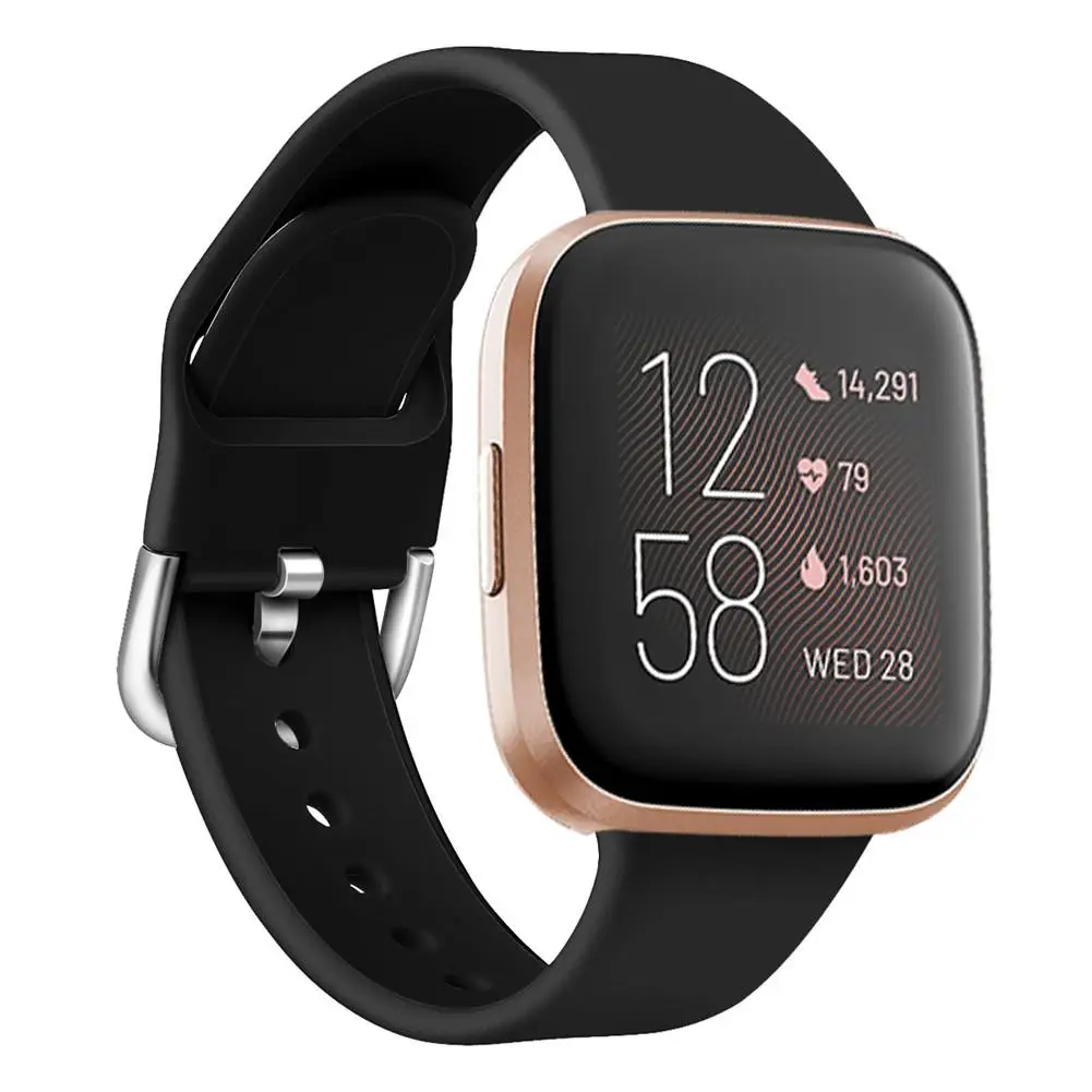 Сменные силиконовые ремешки для часов Fitbit Versa2/Versa Lite 6 7 8 1 дюйма|Смарт-аксессуары| |