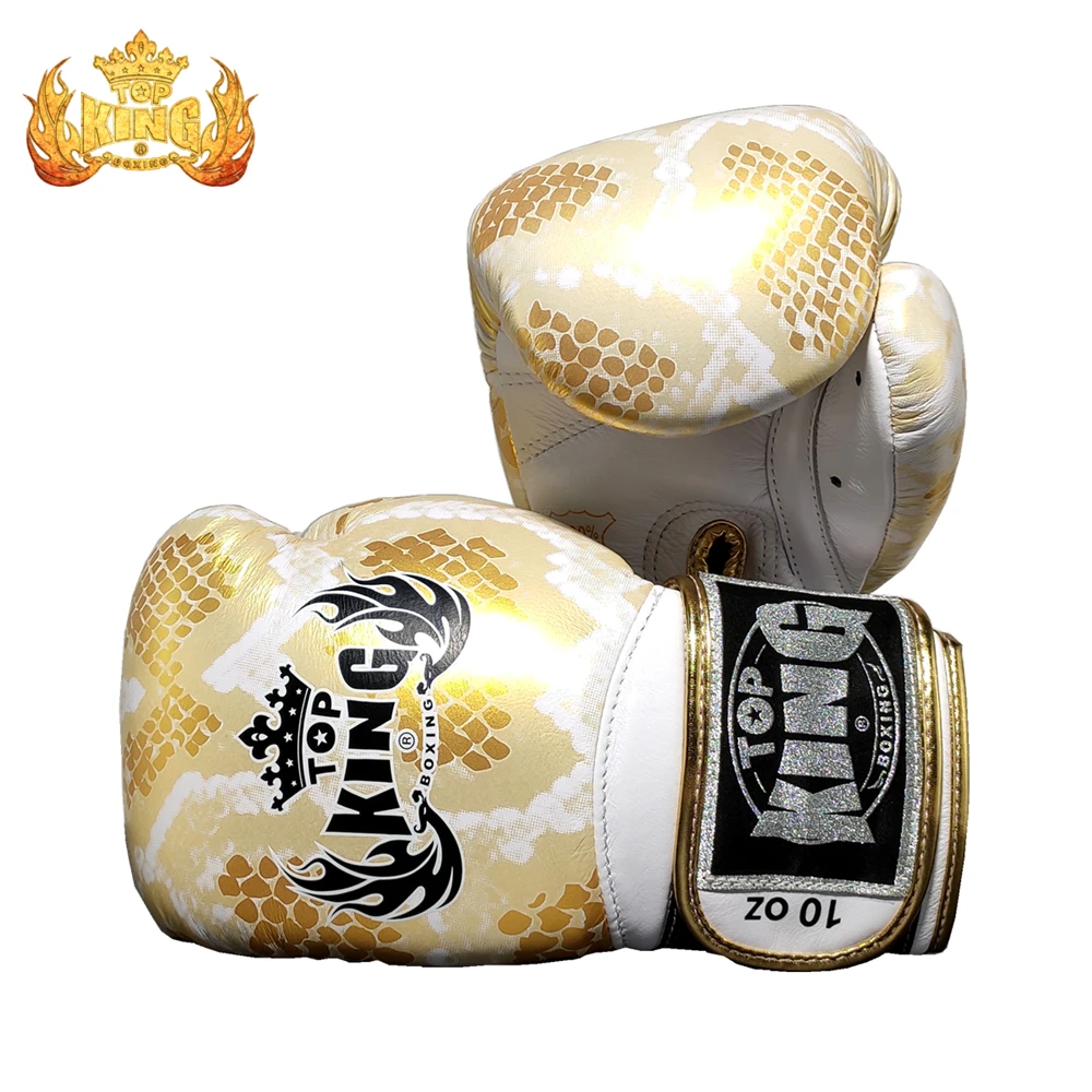 Боксерские перчатки TOP KING Topking из воловьей кожи Для MMA кикбоксинга TK01