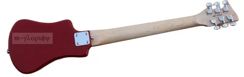 gute qualität mini elektrische gitarre reise gitarre 34 zoll linde körper 6 saiten holz gitarre hochglanz rot blau schwarz freies tasche fre