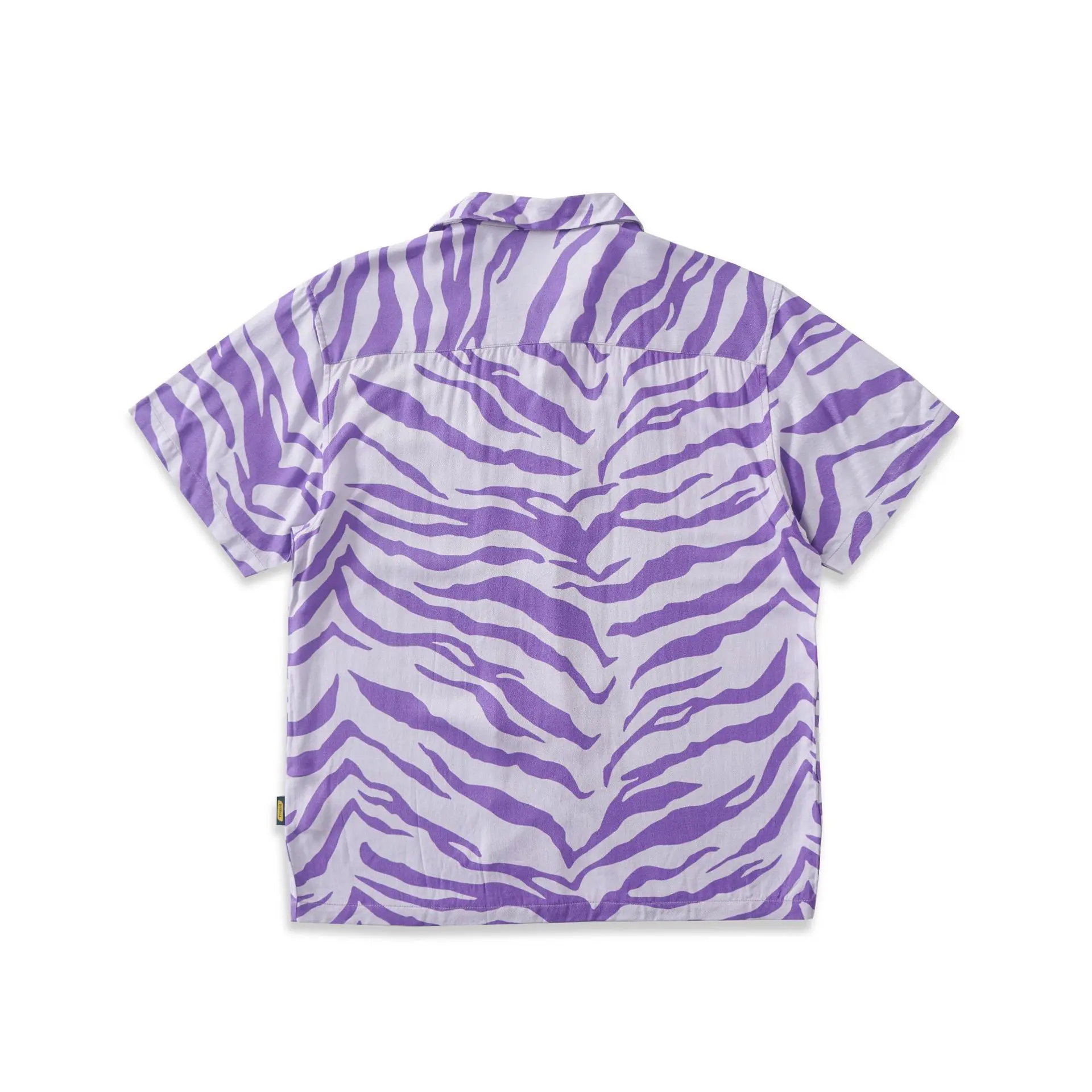 

Men's 2021ss spring summer new loose Aloha Hawaiian tiger pattern short sleeve men's shirt 217
