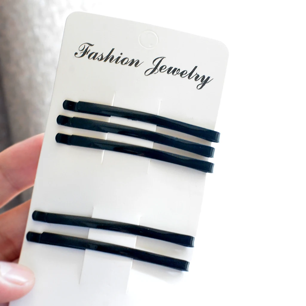 50 шт. черные заколки для волос Ювелирное Украшение головной убор| |