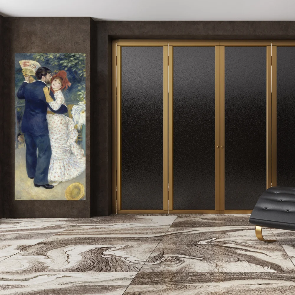 Художественный плакат со знаменитой тематикой Танцы в сельской местности