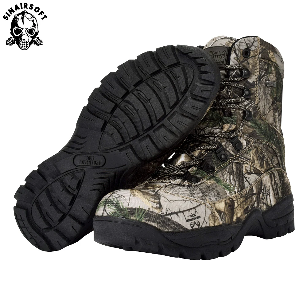 Мужская Уличная Водонепроницаемая походная обувь военная армейская тактическая