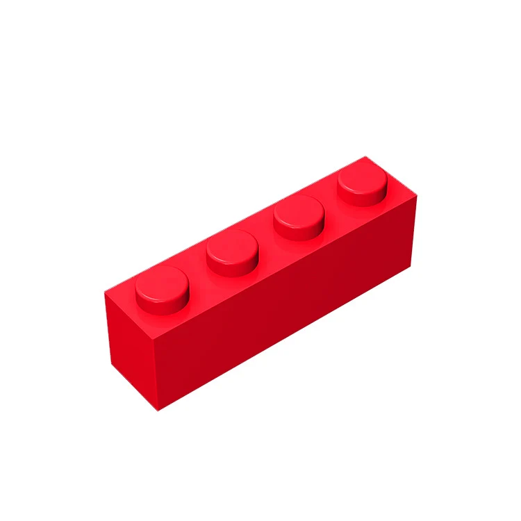 Строительные блоки technalalalal DIY 1x4 базовый кирпич alal Parts MOC творческие обучающие