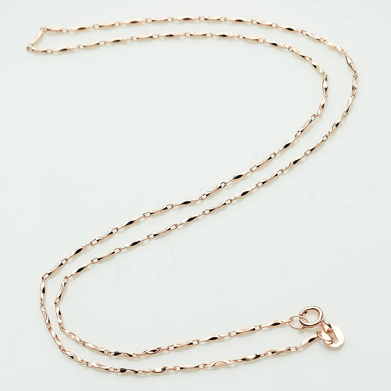 Genuine 925 silver necklace couple Sterling Silver Yuanbao chain collarbone men and women fashion jewelry sil | Украшения и