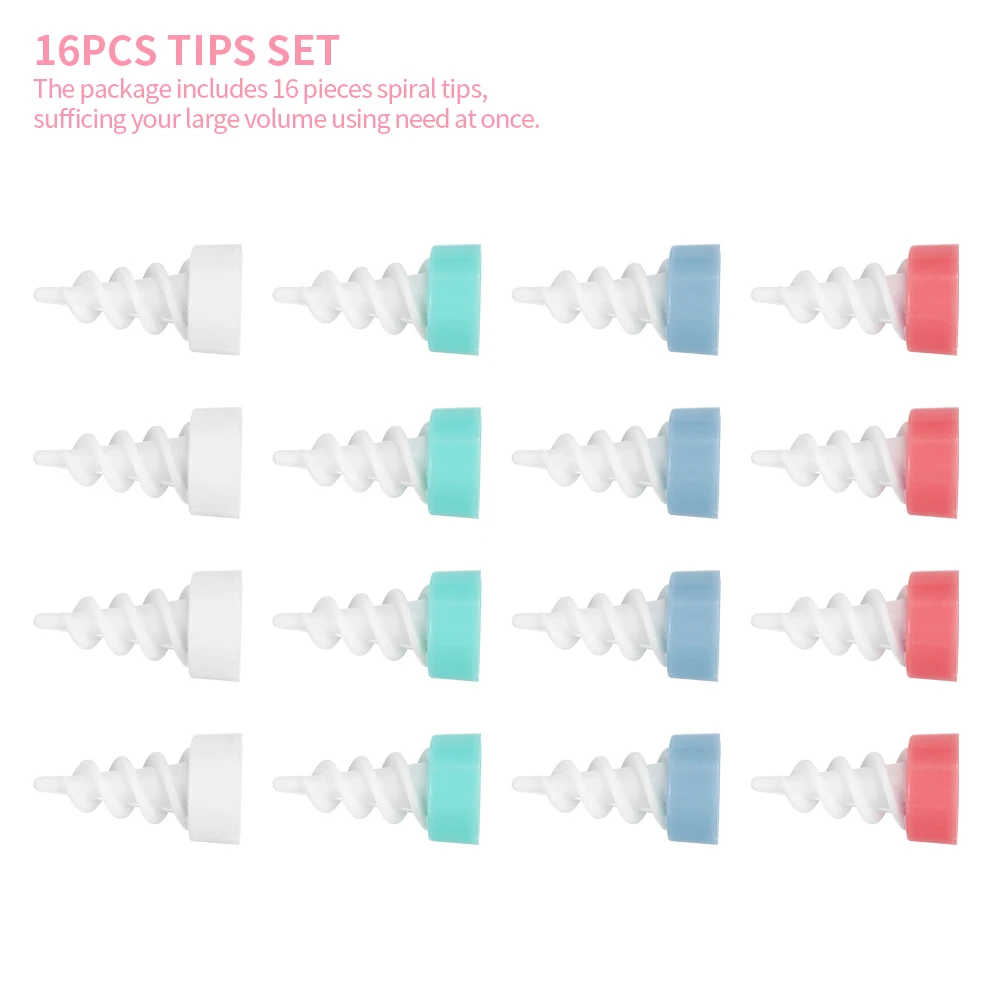 

New Practical Ear Spoon Tool Set Ear Cleaner 16 Care Soft Spiral For Ears Cares Health Tools Harmless Cleaner Ear Removal Tool