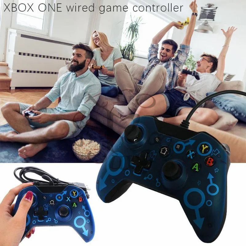 Проводной игровой контроллер для XBOX ONE Джойстики Xbox One тонкая Консоль геймпад