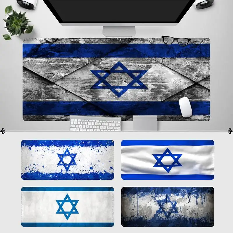 

Nice Israel flag Gaming Mouse Pad PC Laptop Gamer Mousepad Anime Antislip Mat Keyboard Desk Mat For Overwatch/CS GO