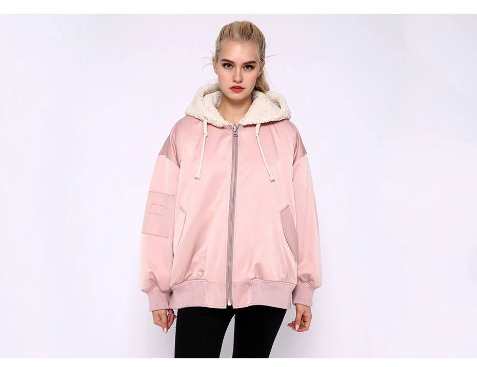 JEPLUDA Plus Size двусторонная куртка зимняя женская с капюшоном шерстяная смесь из натурального овечьего меха шуба натуральный шерстяная смесь большой размер летучая мышь женское пальто с капюшоном теплое свободное