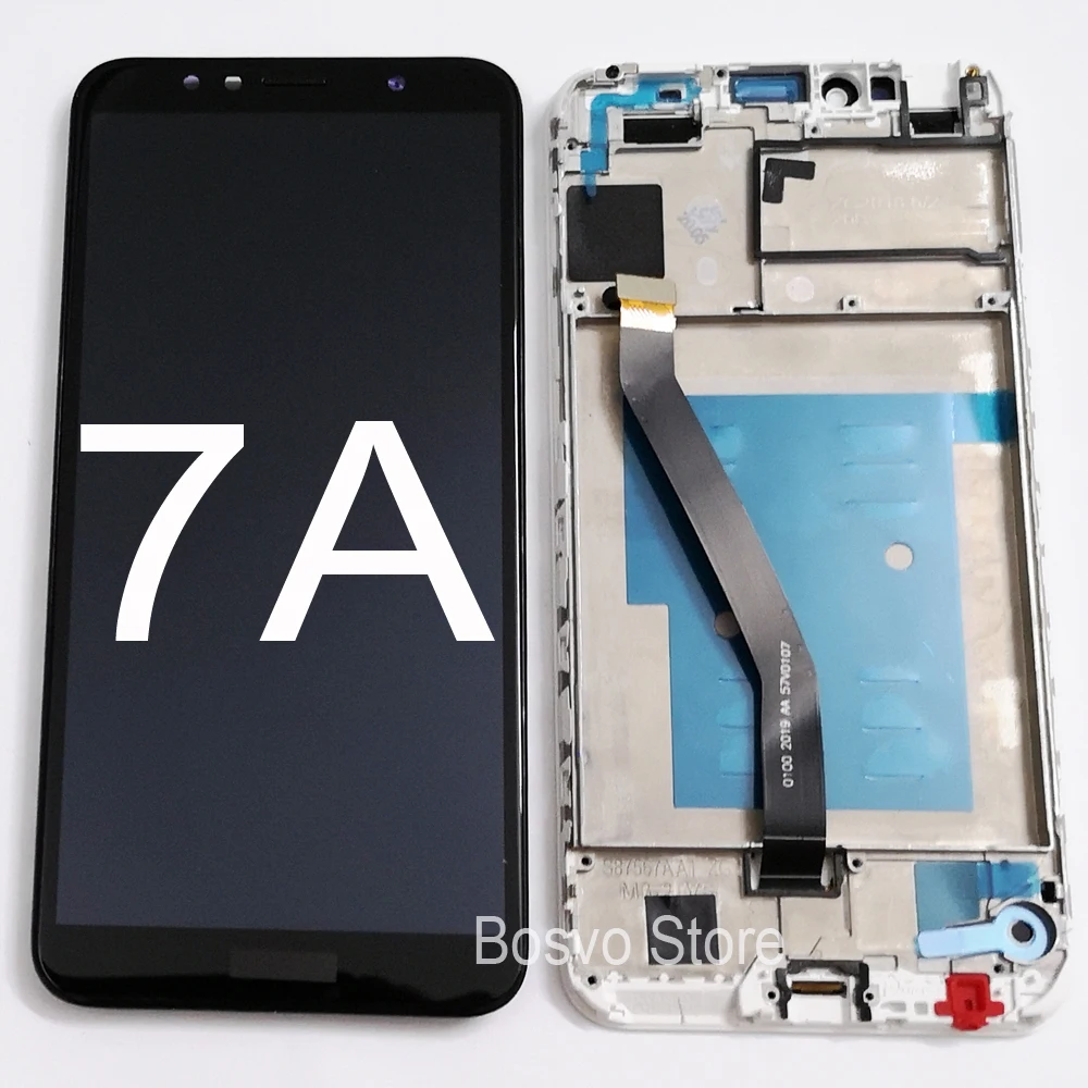 

ЖК-дисплей с сенсорным экраном и рамкой в сборе для Huawei Honor 7A