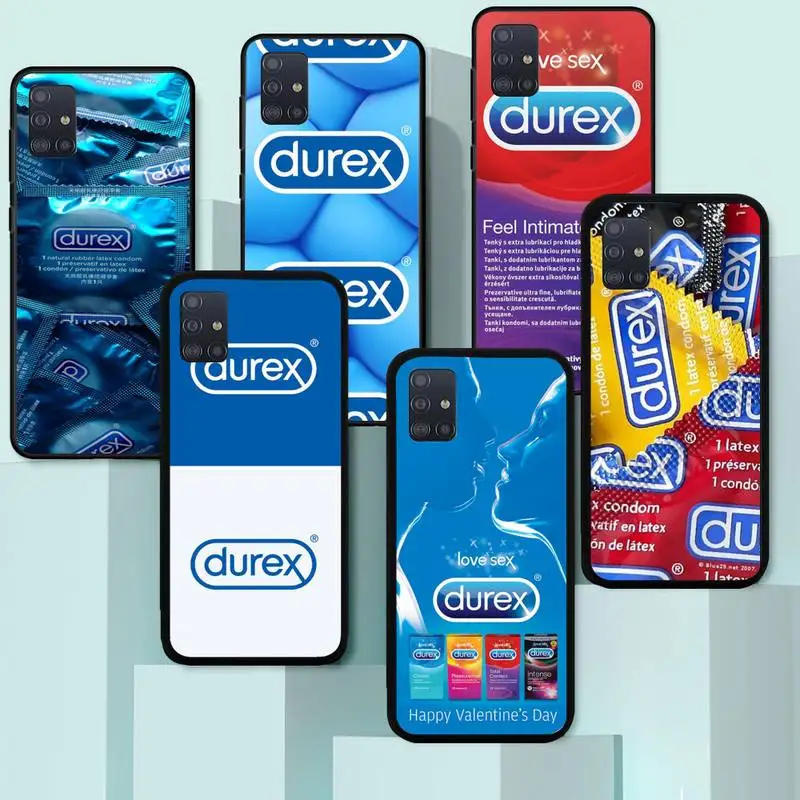 

Durex Condoms Phone Case for Samsung A71 A80 A91 A01 A02 A11 A12 21 31 32 20E S 32 M10 20 30 31 31S 21 5G cover