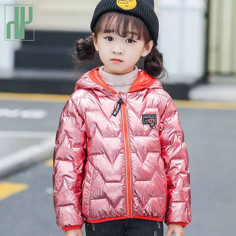 Зимняя куртка HH для маленьких мальчиков и девочек пальто контрастных цветов