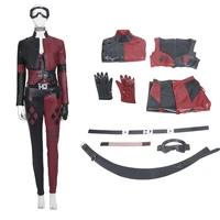 suicide 2 quinzel cosplay joker girl costume halloween carnival clothes adults women outfit accessories