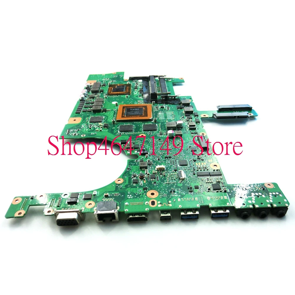 

G751JT GTX970M 3GB Motherboard REV 2.5 For ASUS ROG G751J G751JT G751JY Laptop Mainboard 90NB06M1-R00070 Test OK