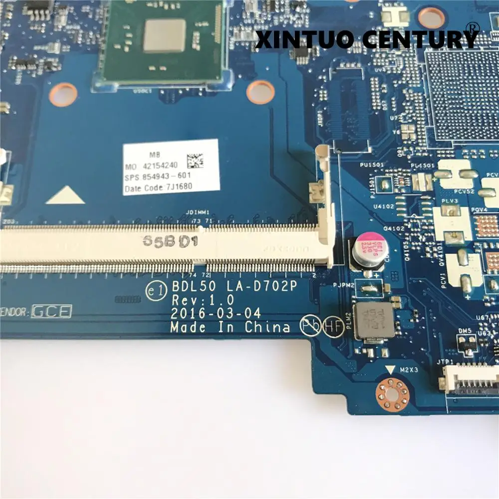 854943-601 854943-501 854943-001 аккумулятор большой емкости для HP 250 G5 15-AY Материнская плата