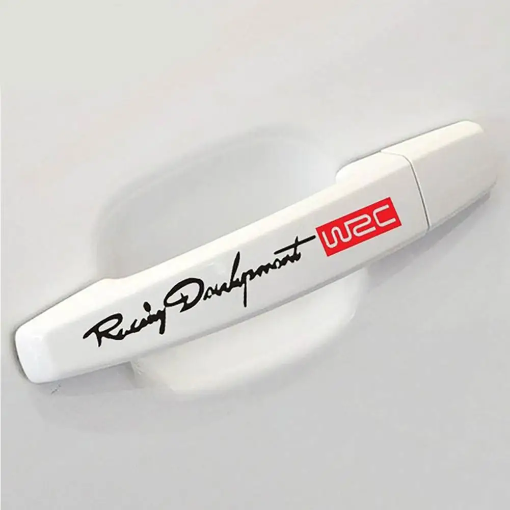 2019 новые стильные 4 шт модные гоночные разработки WRC автомобильные дверные ручки