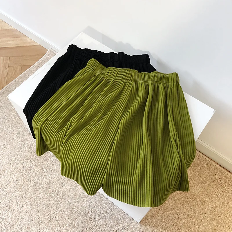 

Women Shorts Summer Casual Solid Drawstring High Waist Loose Shorts for Girls Soft Female Shorts