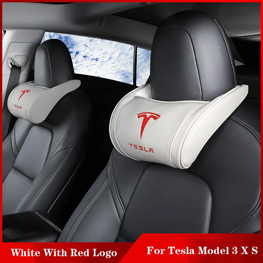 Автомобильный подголовник Tesla Model 3 S X 6 цветов автомобильный сиденья подушка для