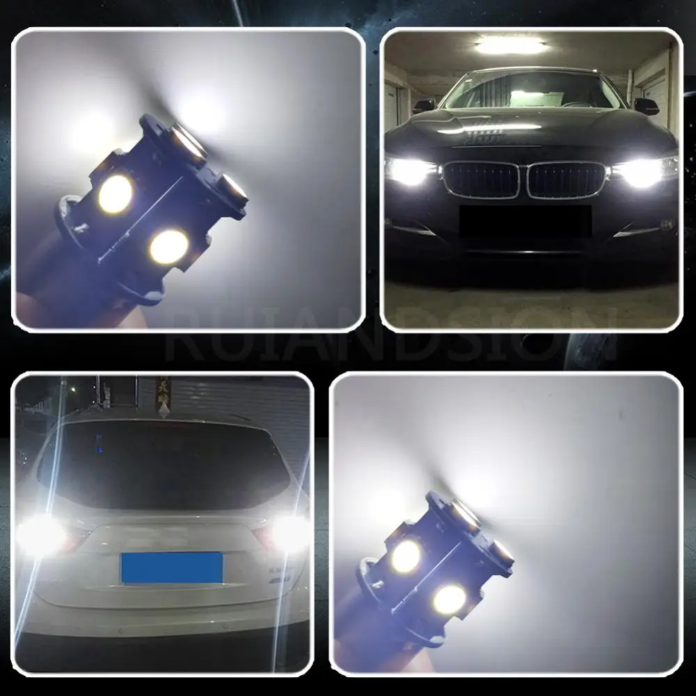 4/10 шт 6V 5050 9 SMD белый двухлучевой 1157 BAY15D P21/5 Вт авто тормоз задний DRL светодиодный