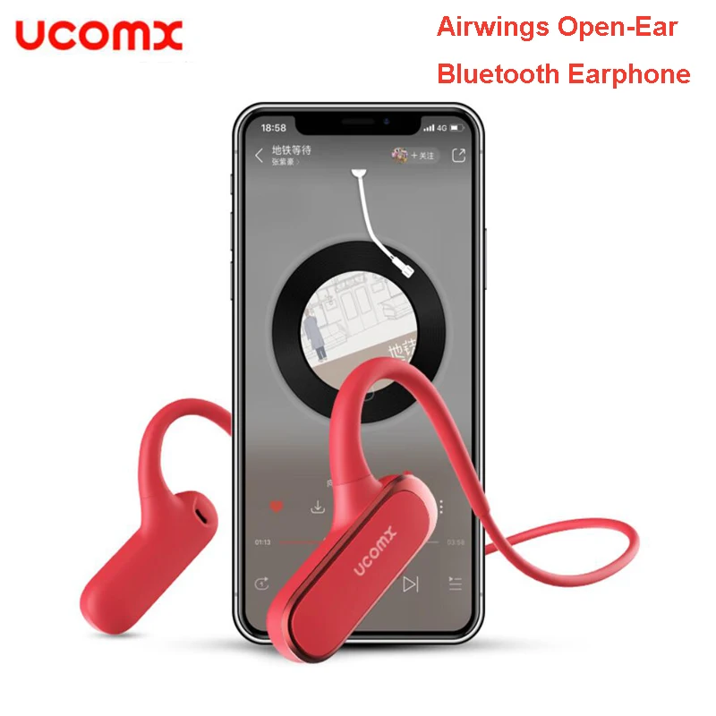 Беспроводные Bluetooth-наушники Ucomx Airwings G56 BT5.0 с шейным ободом Спортивная гарнитура