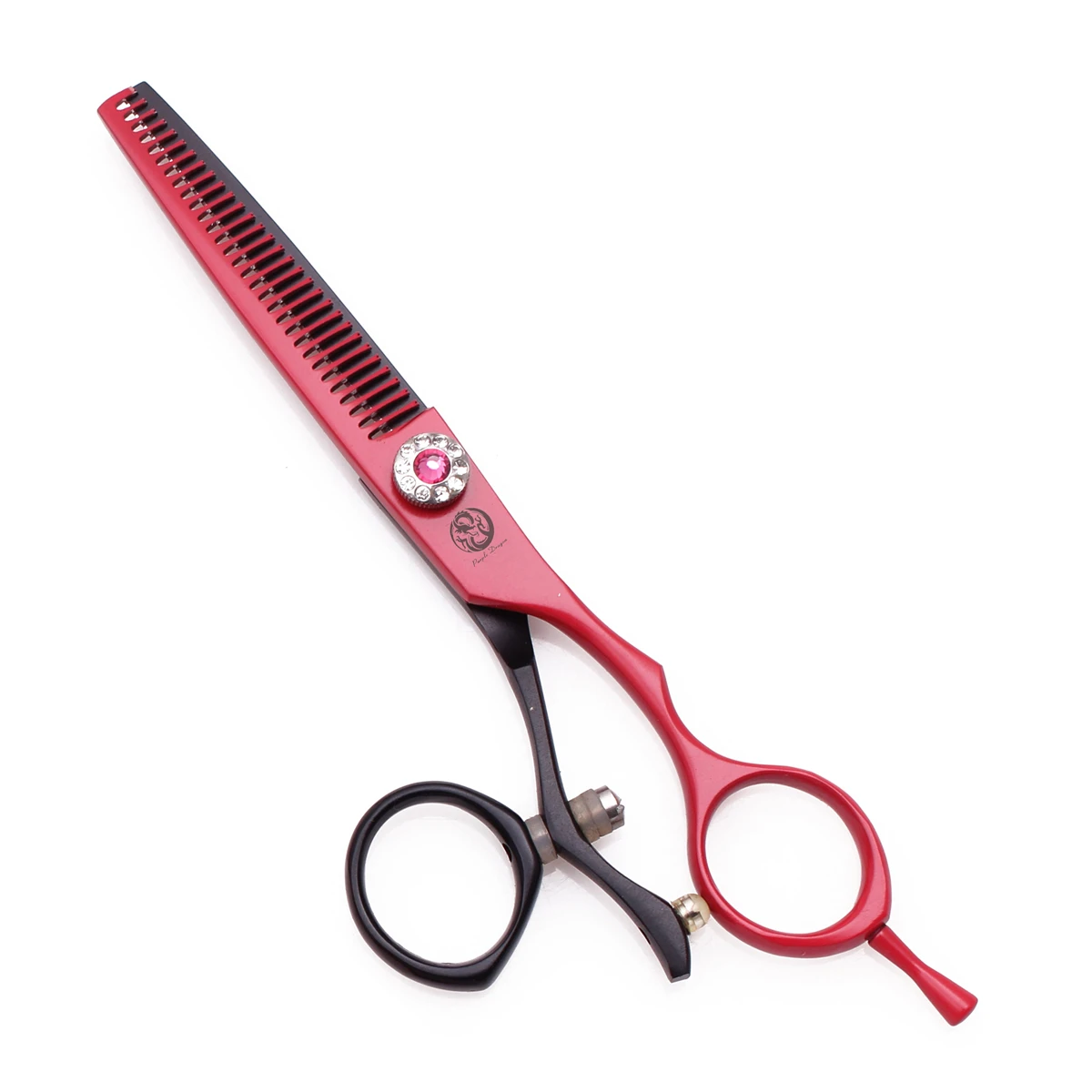 Вращающиеся Парикмахерские ножницы для большого пальца Purple Dragon 6 дюймов японские