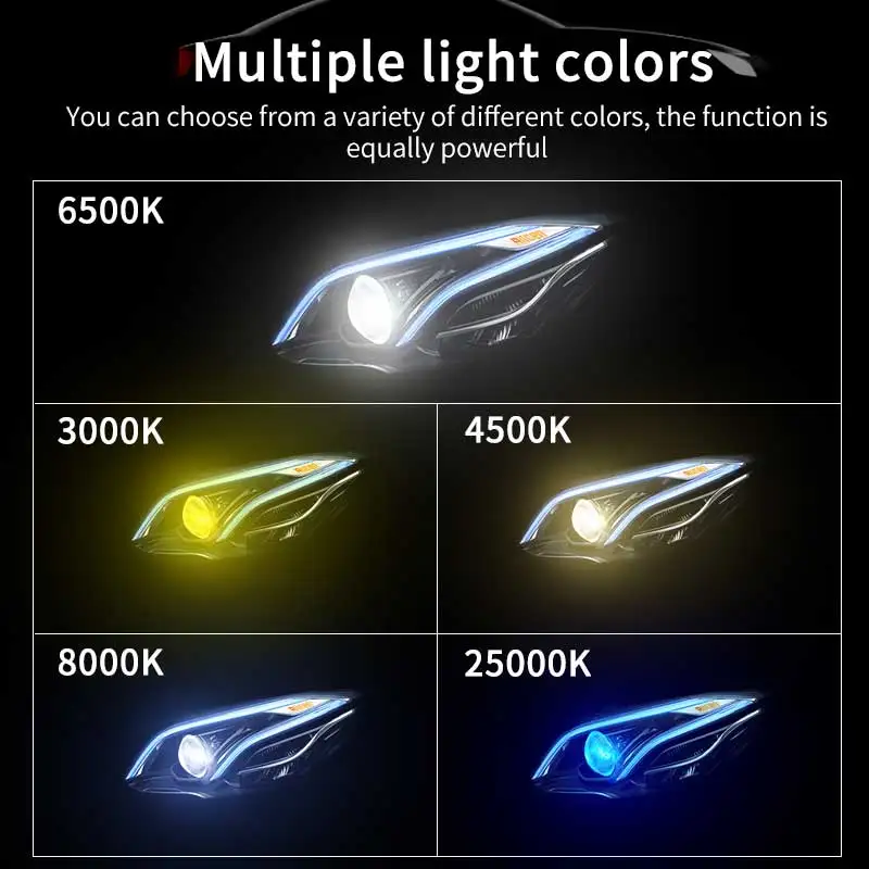 2pcs Car Headlight Bulbs H4 LED Mini bulb Hi Lo Beam Fanless Design 36W Auto Bulb Light 8000lm 6500k lamp IP68 waterproof | Автомобили и
