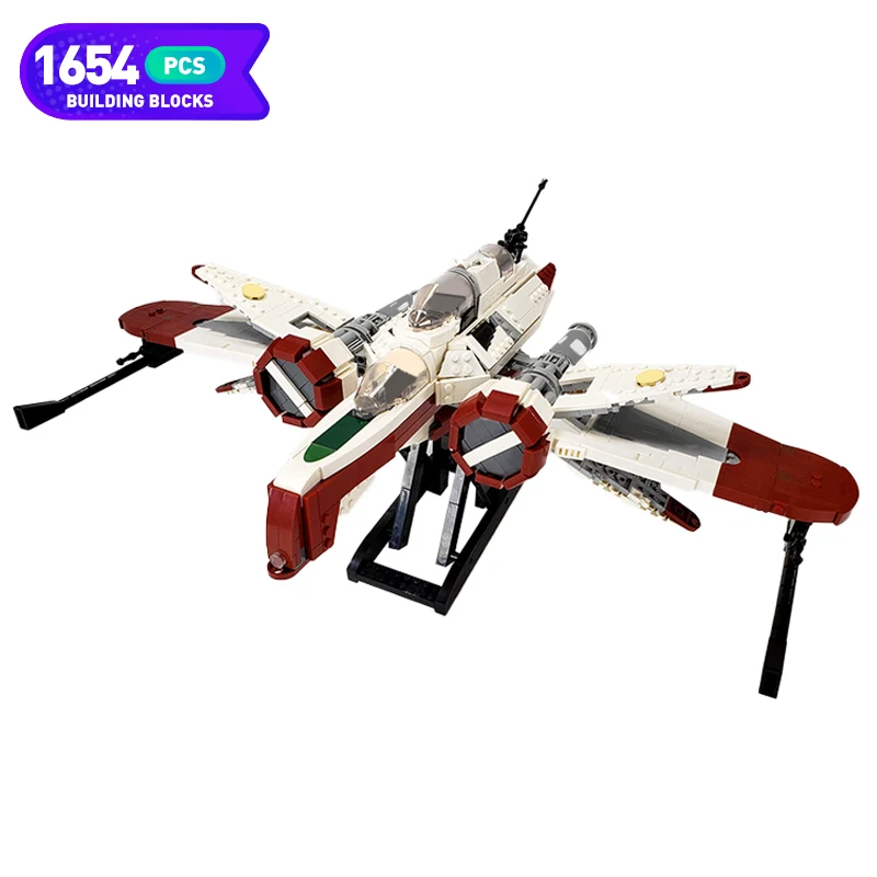 

MOC Space Military Series Star Weapon Interstellar Fighter Film Series Building Blocks Space Bricks Toys for Kids Boys Gifts