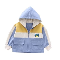 spring autumn baby jacket kid zipper hooded boy girl fashion casual sport jackets infant cartoon print clothes sy001