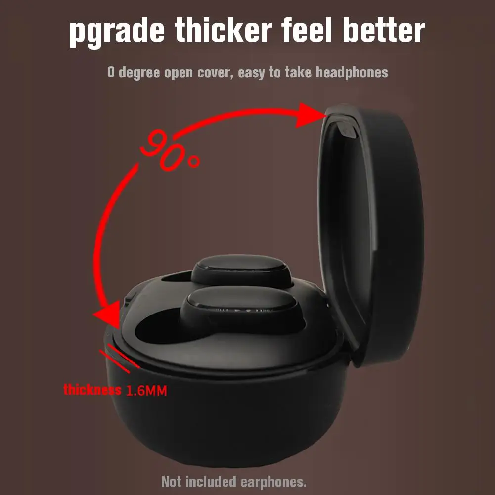 Противоударный гибкий силиконовый чехол комплексный защитный для Xiaomi Redmi Airdots TWS