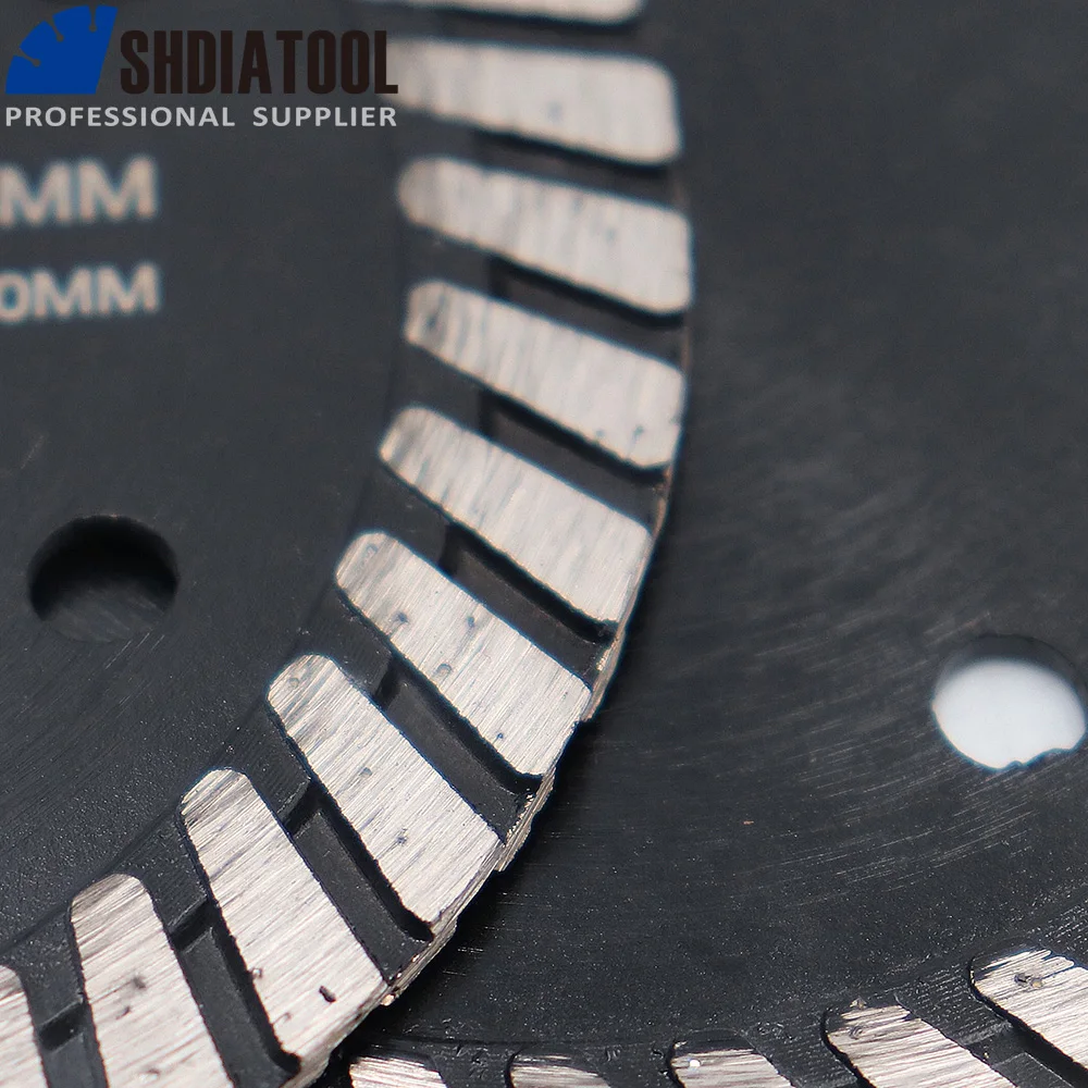 

SHDIATOOL 1pc Diamond Hot Pressed Granite Concrete Turbo Blade 3inch Tile Saw 75mm Cutting Disc Granite Marble Concrete Masonry