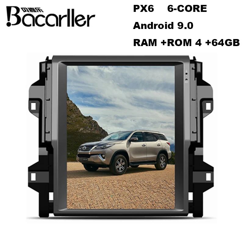 Мультимедийная система PX6 для Toyota Fortuner/ REVO 9 0 Android 2016 | Автомобили и мотоциклы