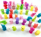 В переменного тока, 50-200 шт. с пластмассовыми фигурками, lidl фигурку присоски игрушка Stikeez детские игрушки мини-капсула Детский подарок высылается товар первого попавшегося