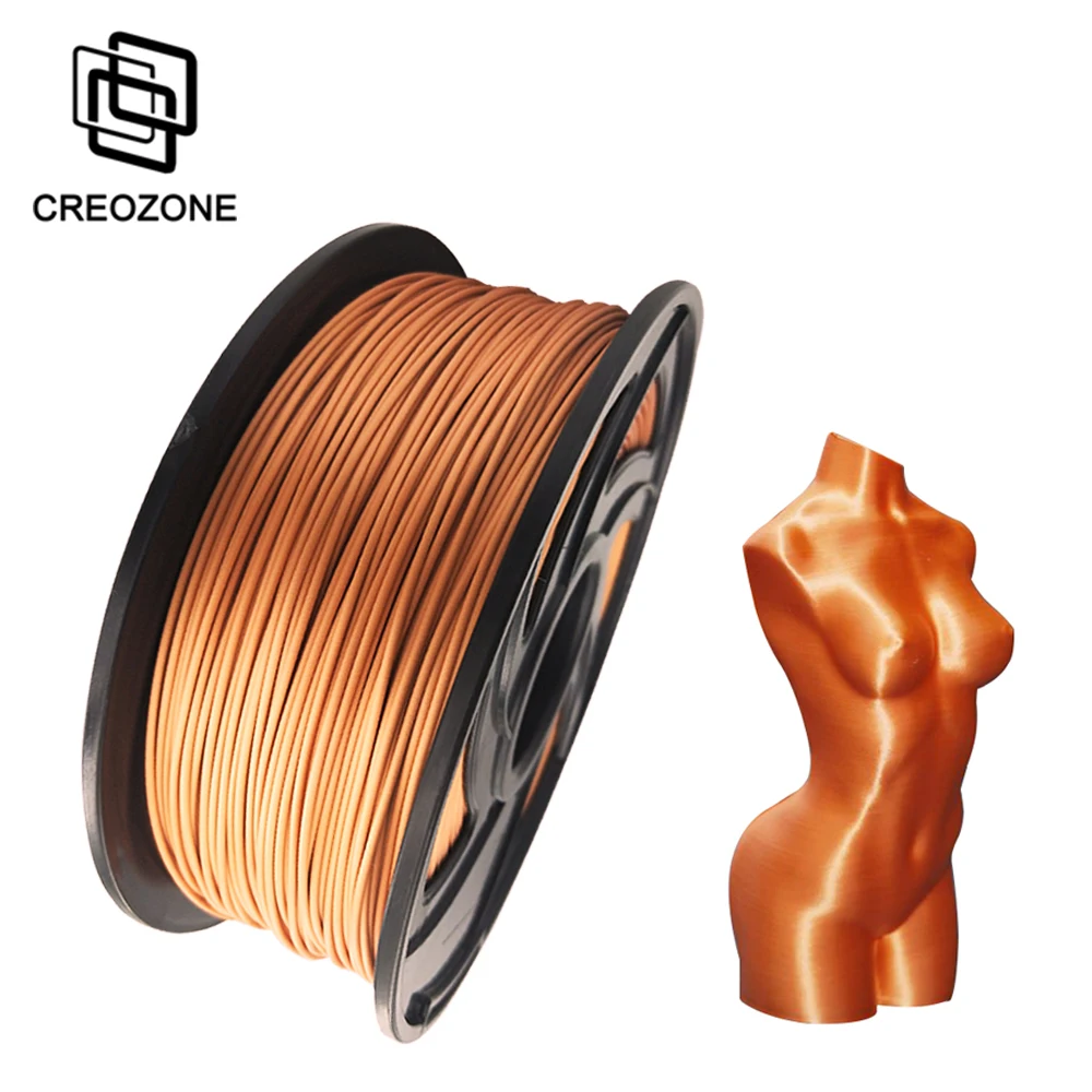3D нить CREOZONE 1 75 мм кг PLA ABS ТПУ ПЭТГ углеродная новый шелк как пластик для принтера
